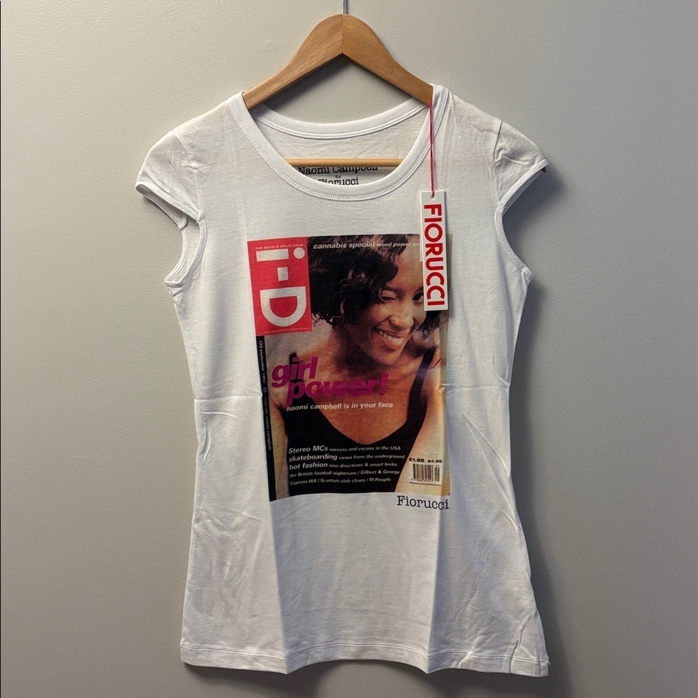 NWT Fiorucci X Naomi Campbell Collab Tshirt Size XS